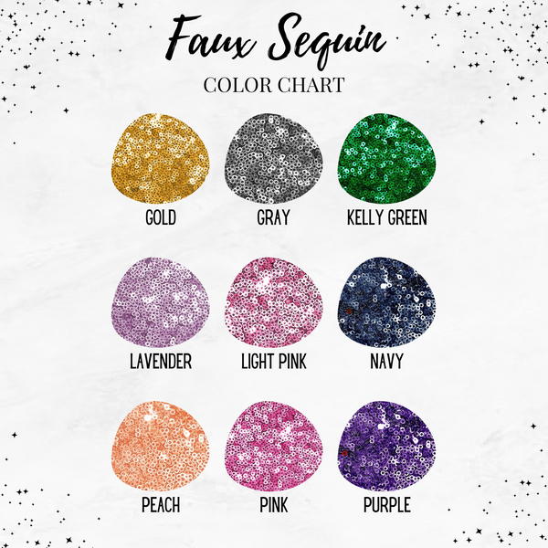 Custom Faux Sequin Applique Mascot