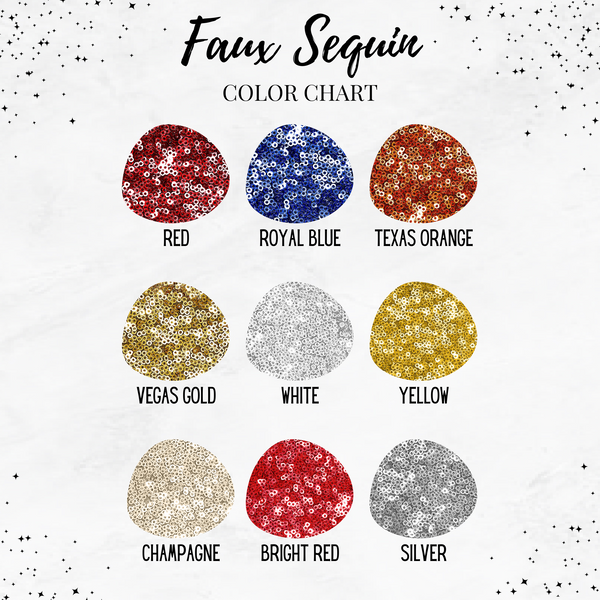 Custom Faux Sequin Script PNG
