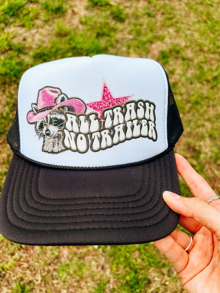 All Trash No Trailer Hat Transfer