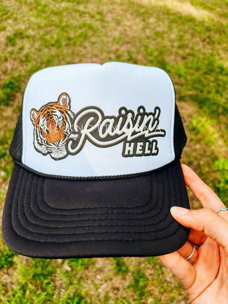 Raisin' Hell Hat Transfer