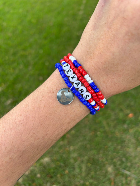 Customized Team Spirit Bracelet Stack