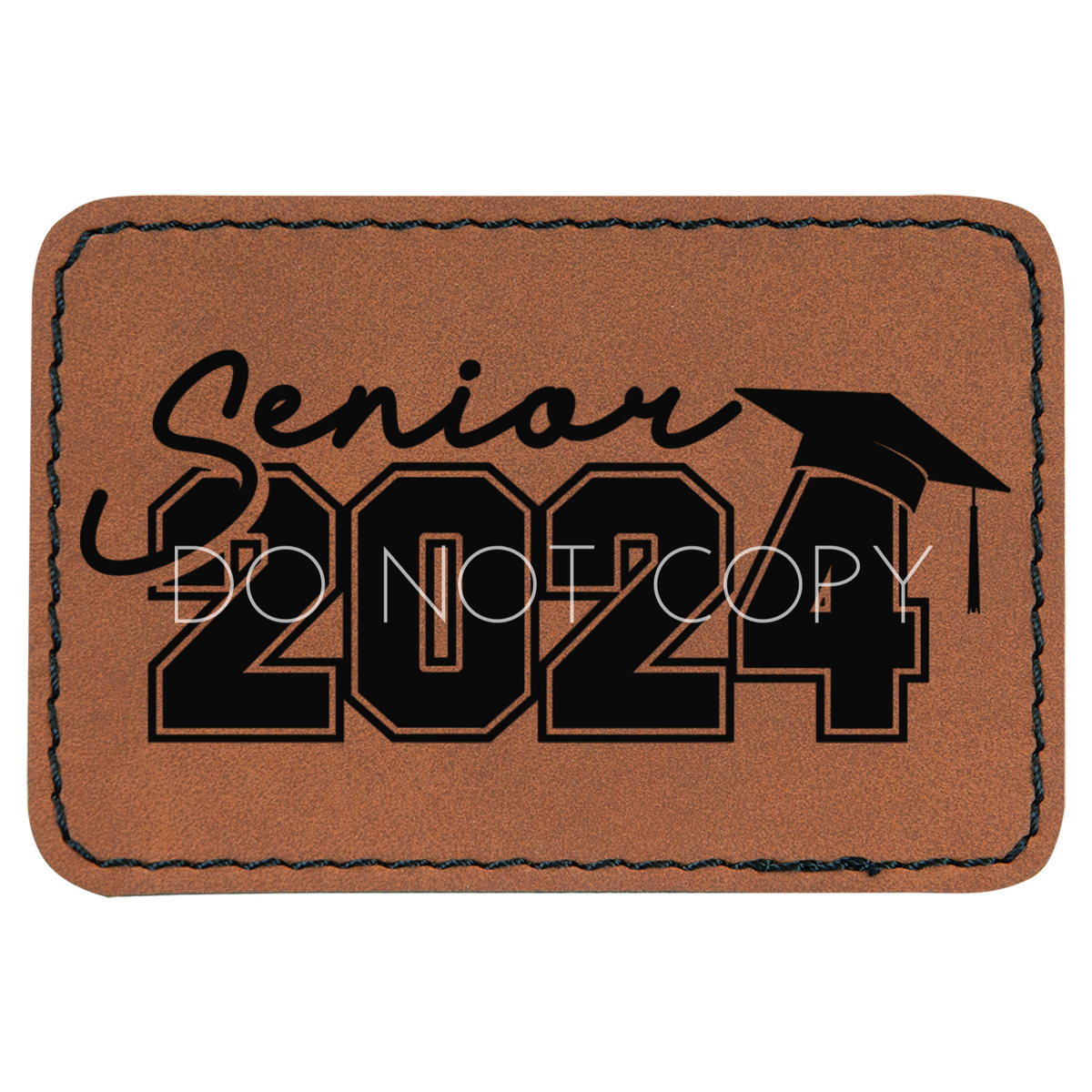 Senior 2024 Cap Patch The Knotty Mama