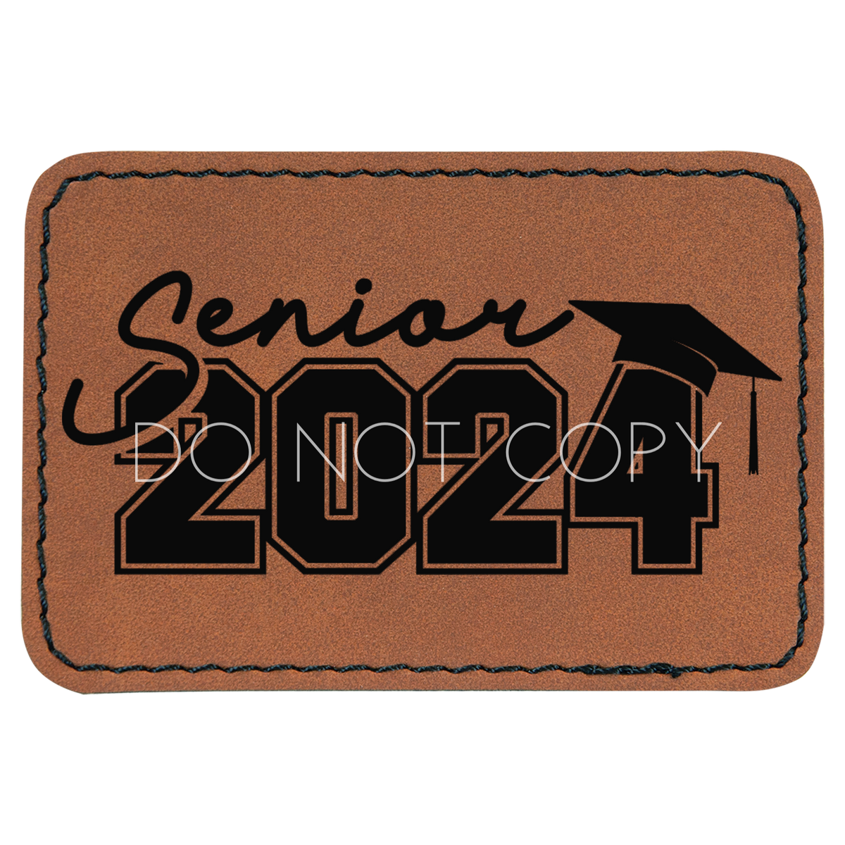 Senior 2025 Cap Patch The Knotty Mama