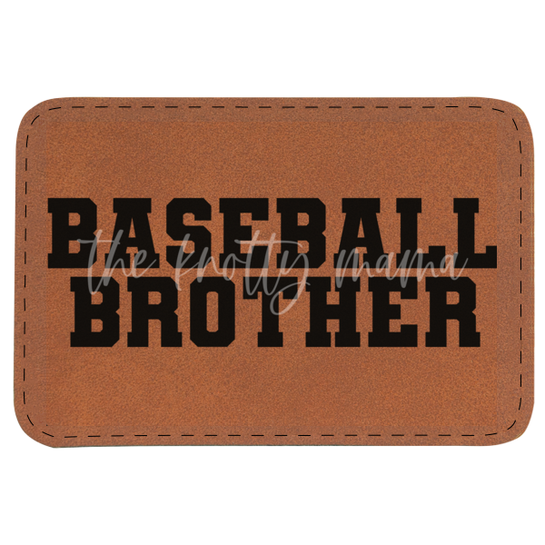 Baseball Brother Patch
