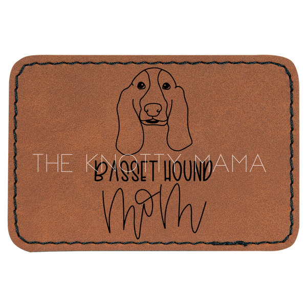 Basset Hound Mom Patch