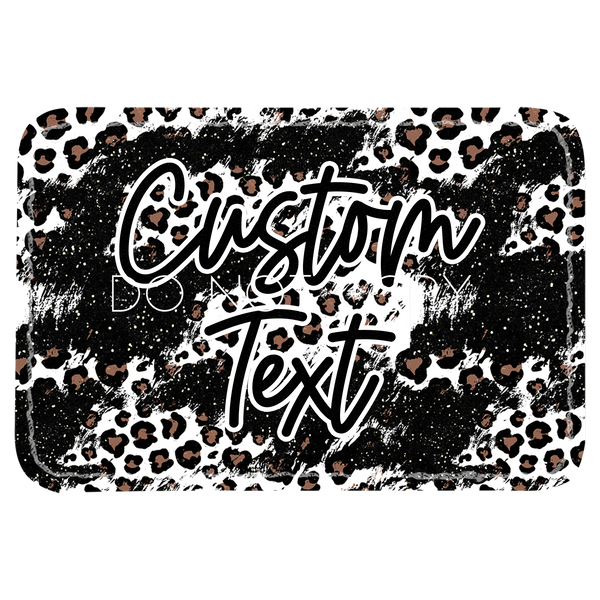 Black Leopard Stroke Patch