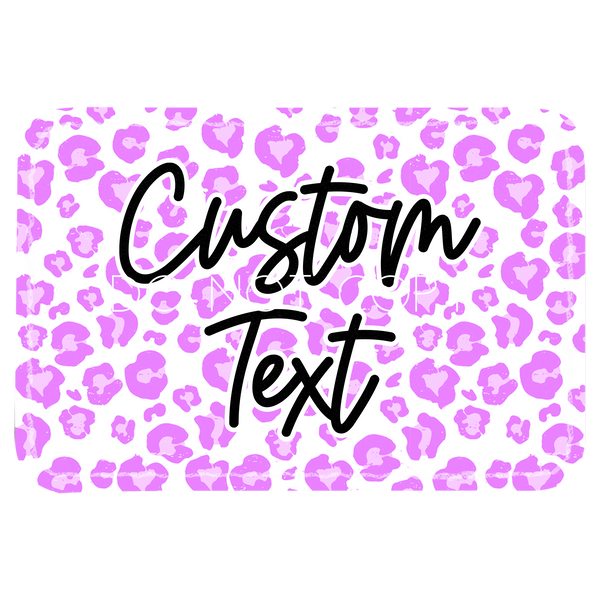 Bright Purple Leopard Patch