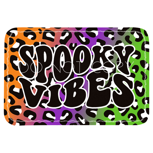 Gradient Diagonal Leopard Patch