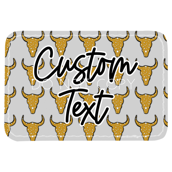 Gray Longhorns Patch