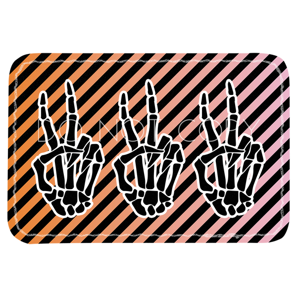 Halloween Diagonal Lines Patch