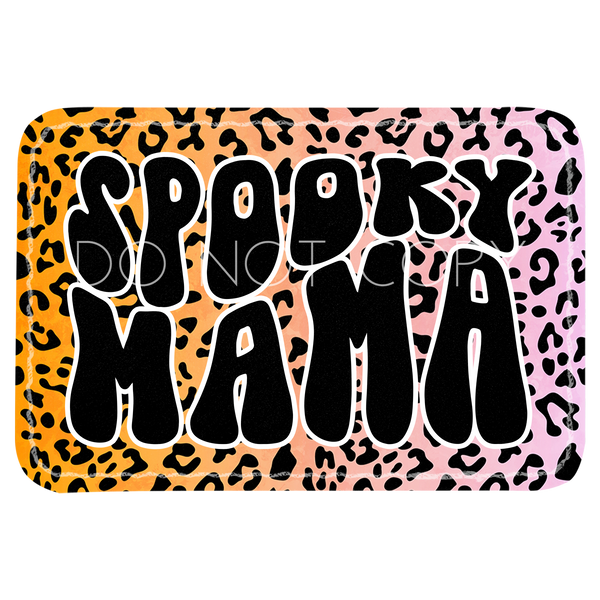 Halloween Leopard Patch