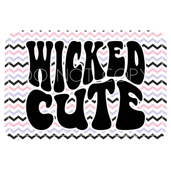 Pastel Halloween Chevron Patch