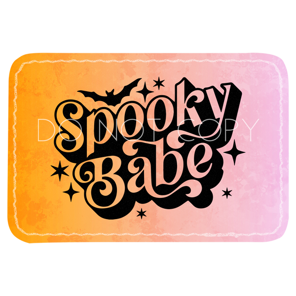 Halloween Watercolor Patch