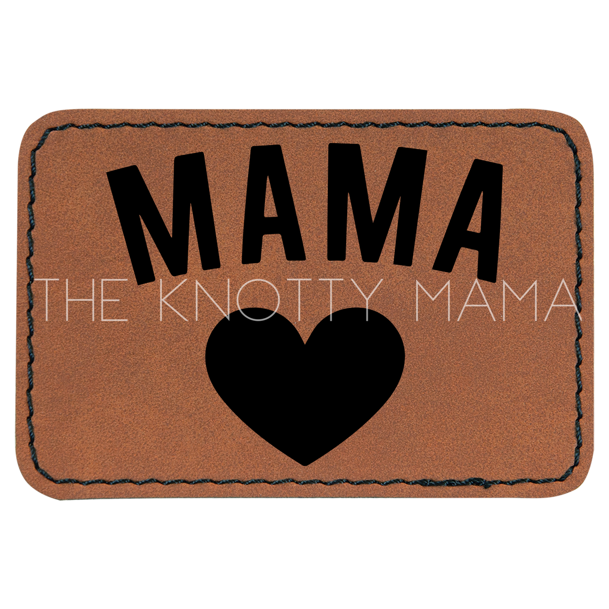 Mama Heart Patch The Knotty Mama