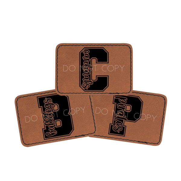 Custom Mascot Letter Patch