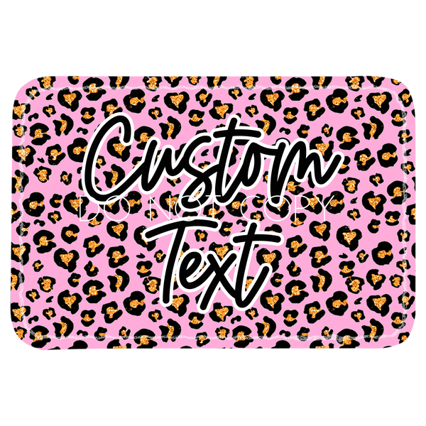 Pink Gold Leopard Patch