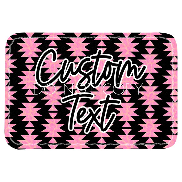 Pink Leopard Aztec Patch