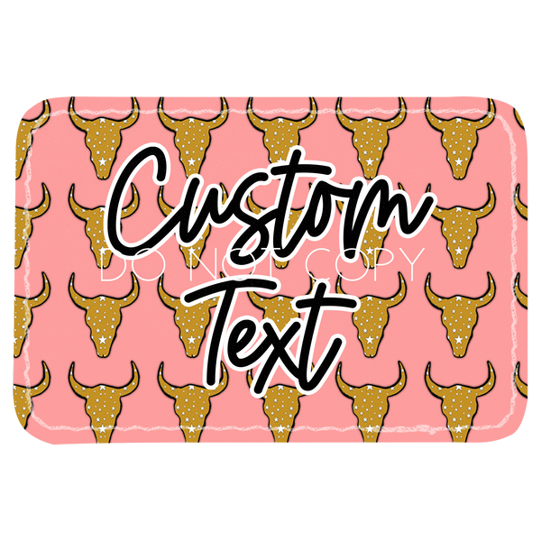 Pink Longhorns Patch