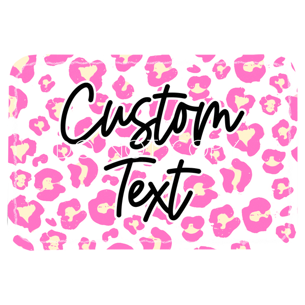Pink Yellow Leopard Patch