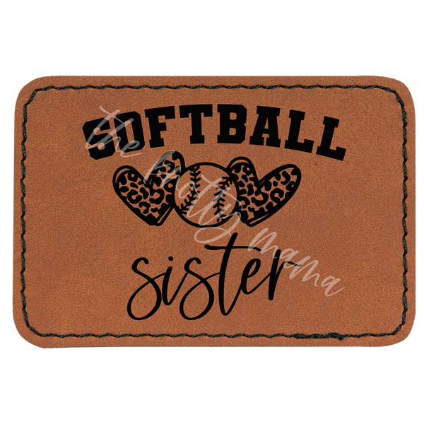 Softball Sister Patch