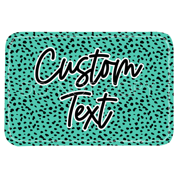 Turquoise Dots Patch