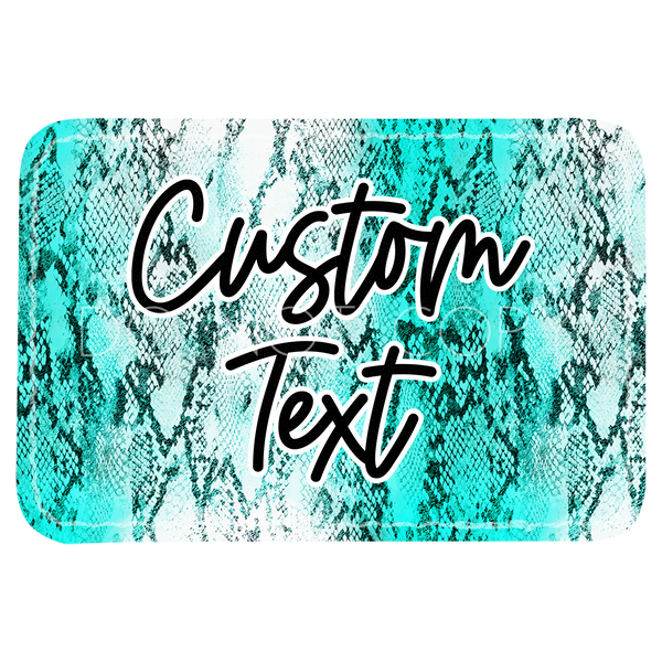 Turquoise Snakeskin Patch
