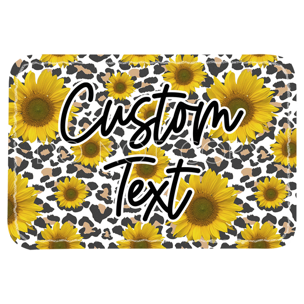 Vintage Leopard Sunflowers Patch