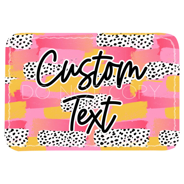 Yellow Pink Stroke Patch