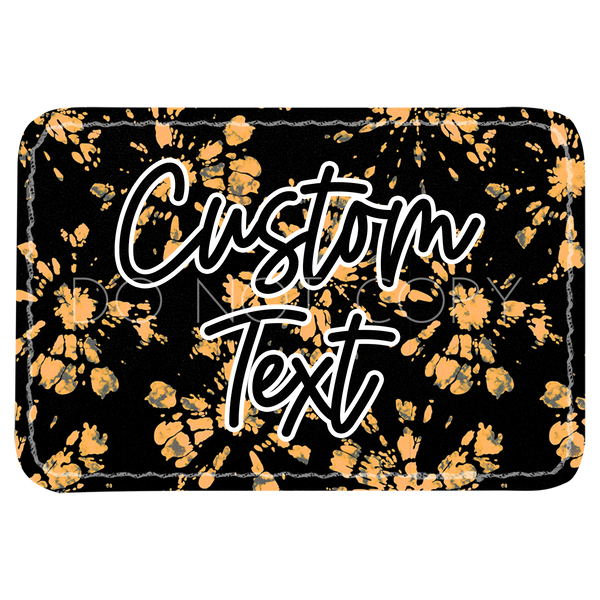 Yellow Tie Die Patch