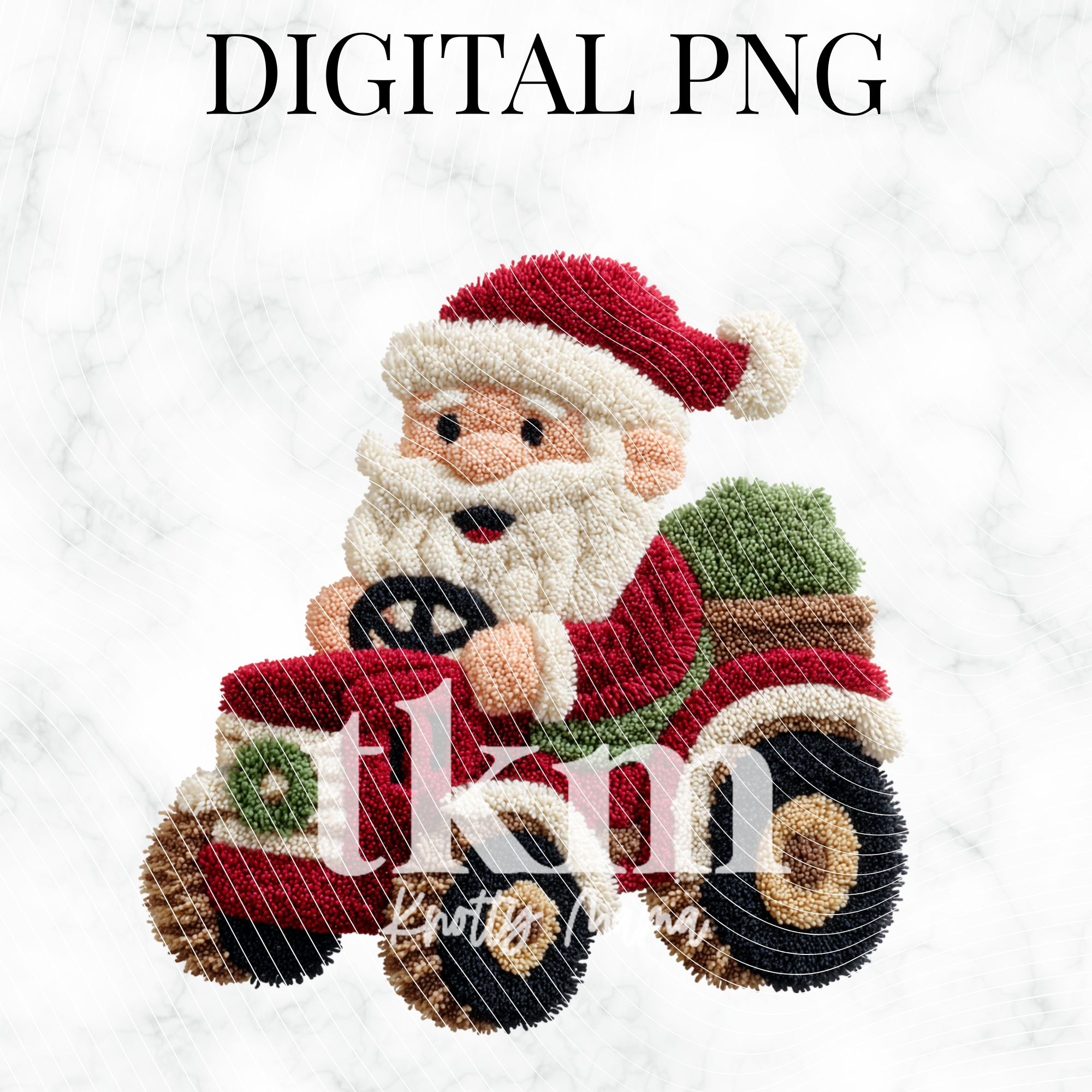 Plush Farmer Santa PNG