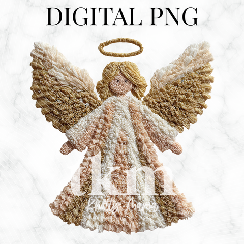 Plush Christmas Angel PNG