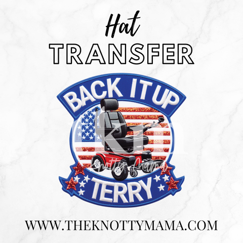 Back It Up Terry Hat Transfer