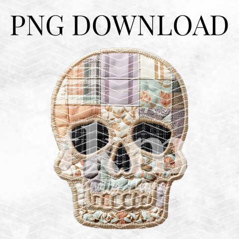 Pastel Skull PNG