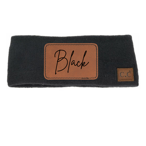 Adult Black CC Ear Warmer