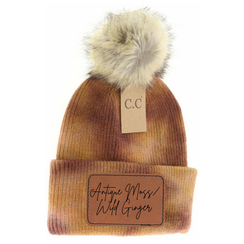 C.C. Adult Tie Dye Pom Beanie  PRE-SALE