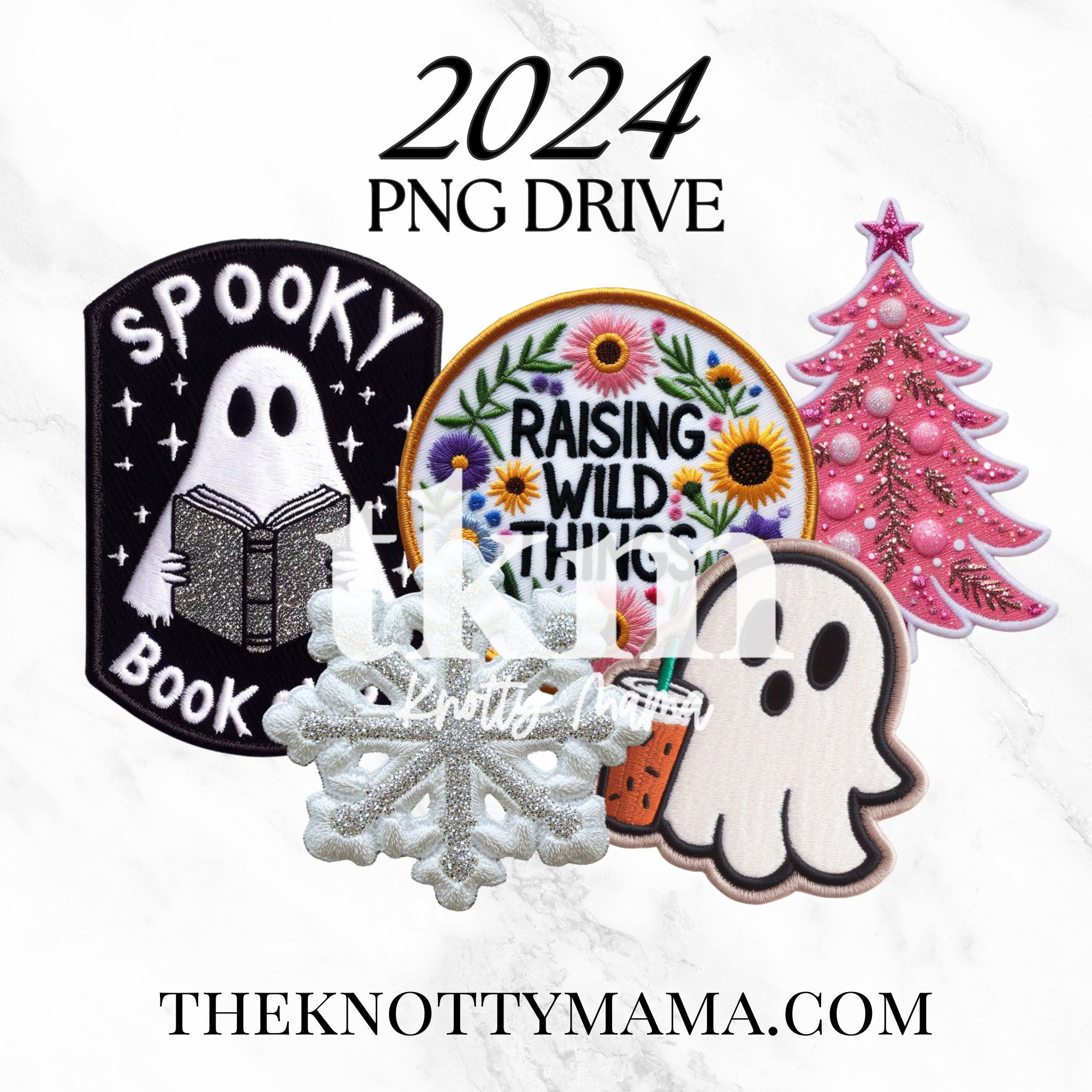 2024 Faux Patch PNG Drive