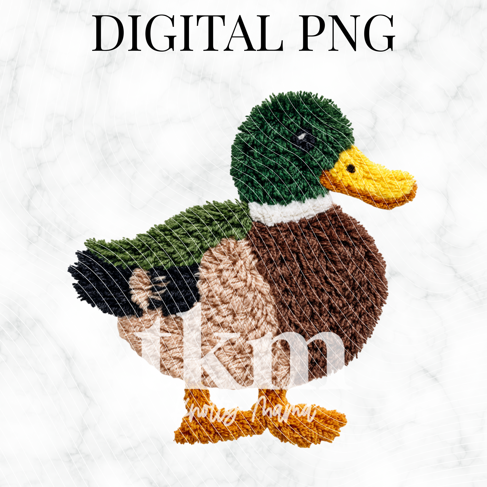 Plush Mallard Duck PNG