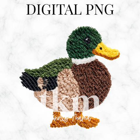Plush Mallard Duck PNG