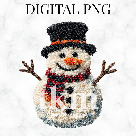 Plush Snowman PNG