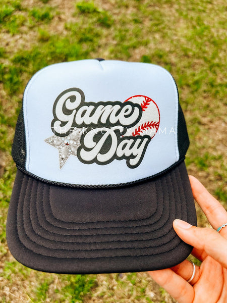 Baseball Game Day Hat Transfer