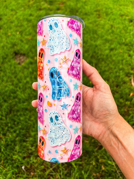 20oz Bright Shiny Ghosts Tumbler