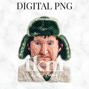 Plush Christmas Cousin Character PNG