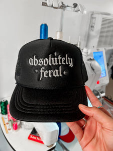 Absolutely Feral Embroidered Trucker Hat