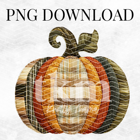 Earthy Fall Pumpkin PNG