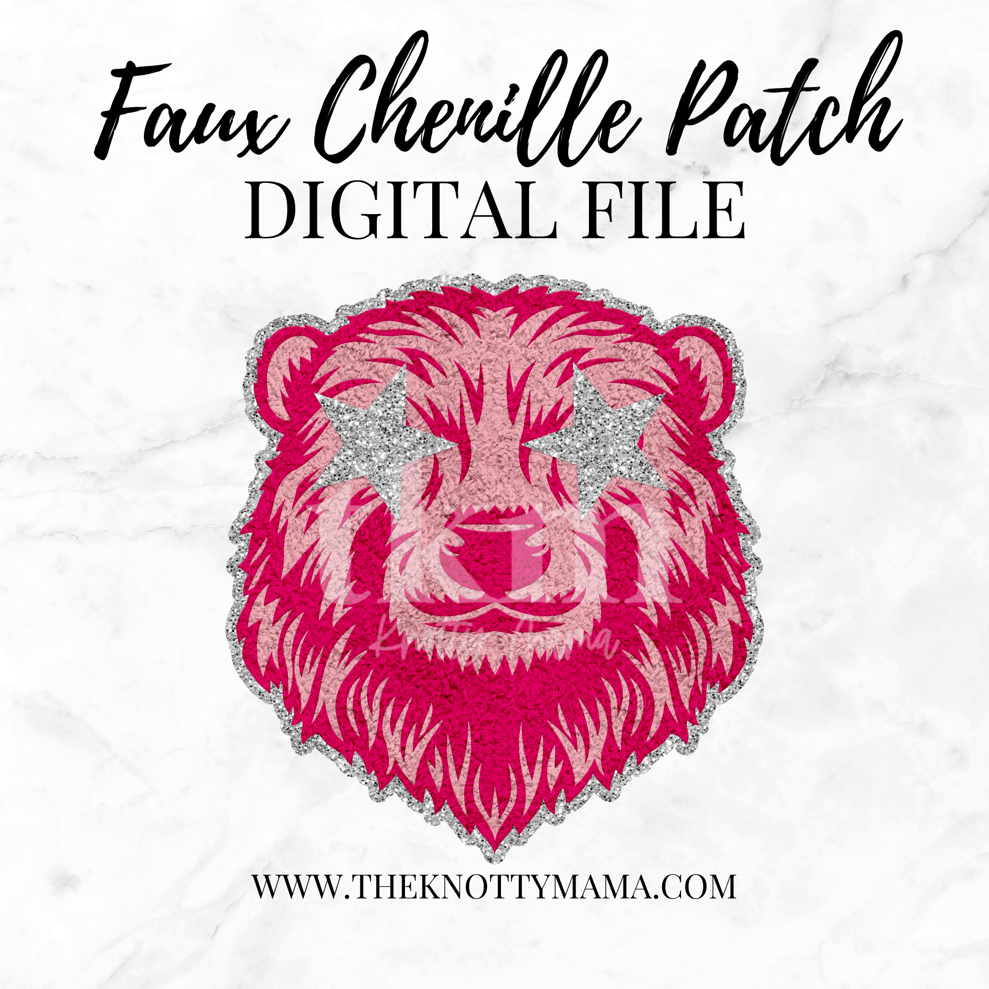 Pink Faux Chenille Beaver Mascot PNG