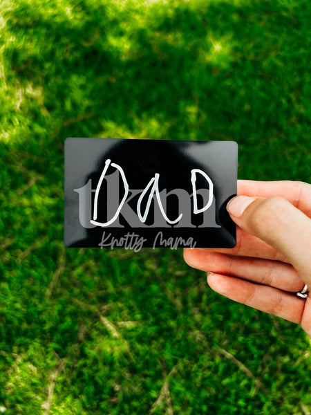 Handwritten Wallet Insert