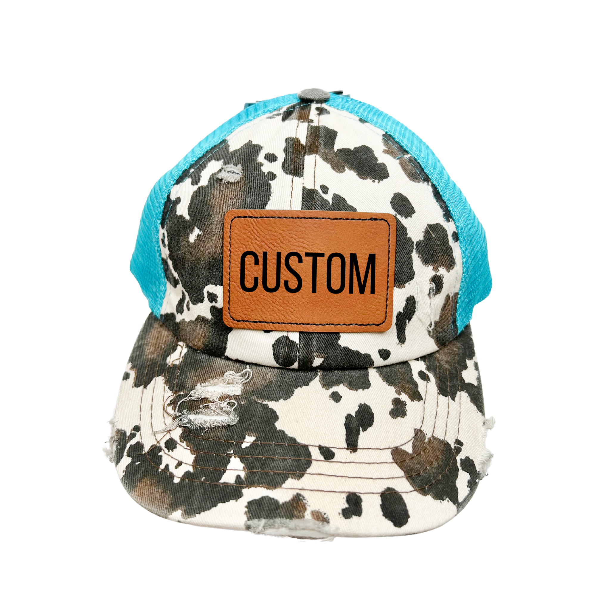 C.C Custom Cowprint Pony Hat