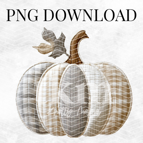 Neutral Fall Pumpkin PNG