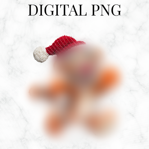 Plush Christmas Tiger Friend PNG