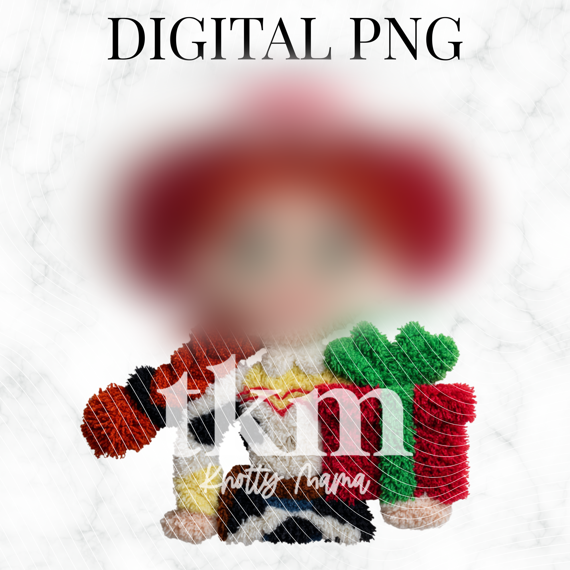 Plush Christmas Cowgirl Toy PNG